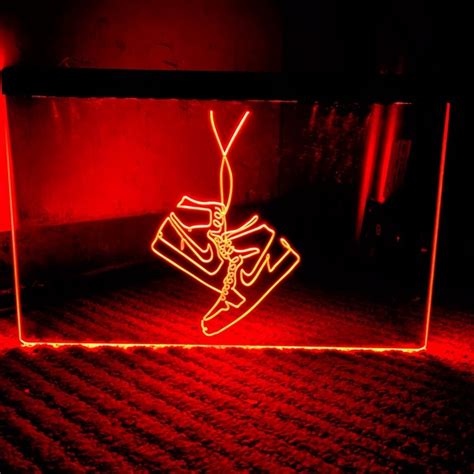 Other Nike Shoe Led Neon Red Light Sign X Poshmark