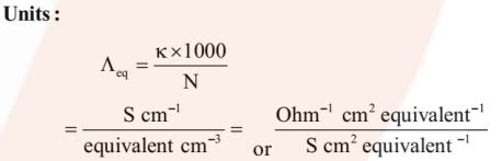 Conductance, Conductivity, Molar & Equivalent Conductivity - Self Study Point