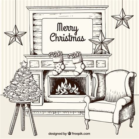 Christmas Living Room Drawing Easy - 8 Photos How To Draw A Living Room Easy And Review | Bodewasude