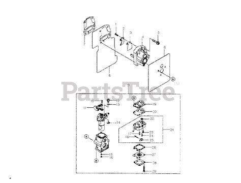 Poulan Pro Bp 406 Poulan Pro Backpack Blower 2007 06 Carburetor Details Parts Lookup With