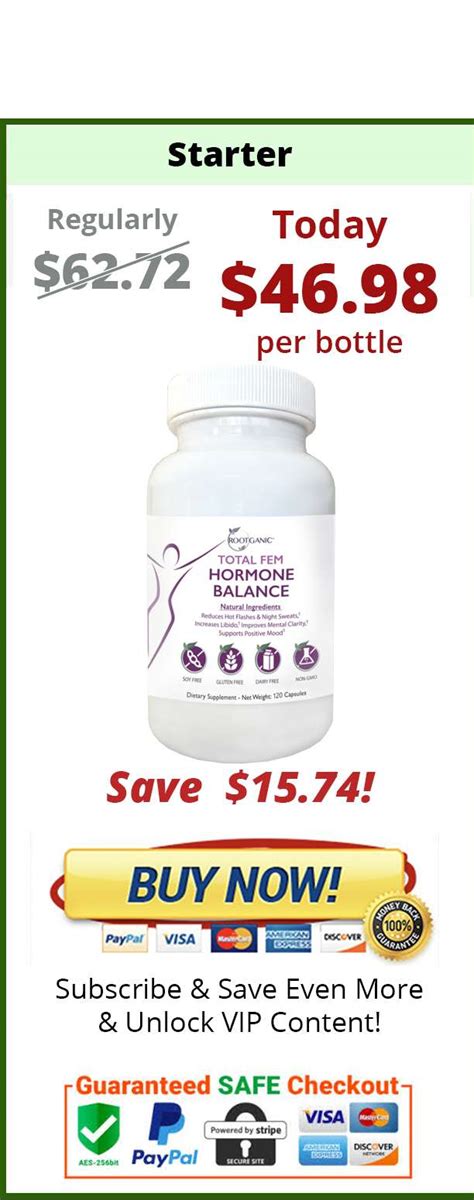 Total Fem Hormone Balance Pelvic Pain Relief