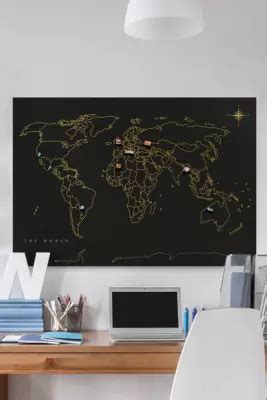 Magnet Collector World Map | Urban Outfitters UK