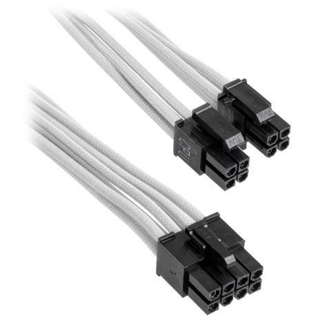 Corsair Premium Sleeved EPS12V ATX12V cable, double pack - white [ZUAD ...