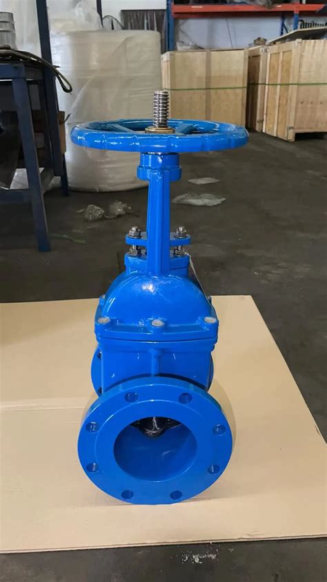 Wesdom Bs 5163 Pn16 8in 200mm Ductile Iron Resilient Seated Rising Stem Gate Valve With