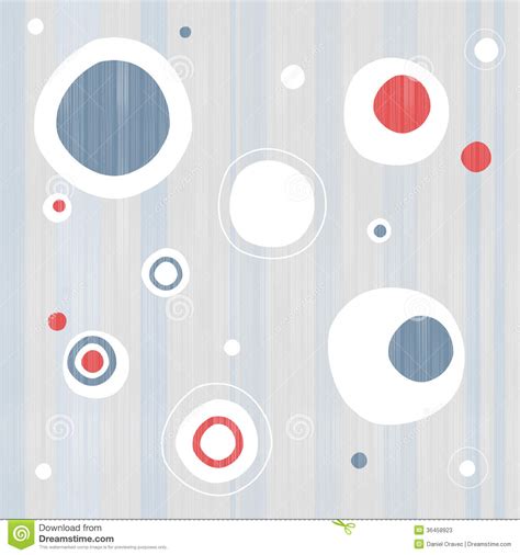 Abstract Retro Circle Textile Background Stock Vector Illustration Of