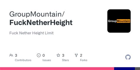 Github Groupmountain Fucknetherheight Fuck Nether Height Limit