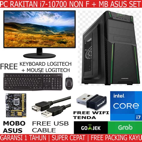 Jual Komputer Pc Rakitan Kantor Sekolah I Fullset Shopee Indonesia