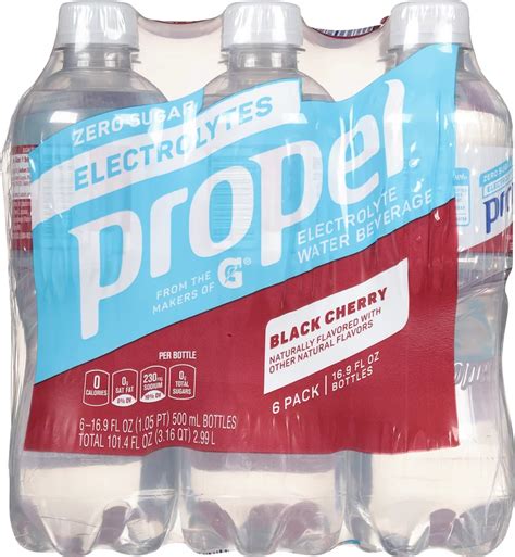 Propel Zero Calorie Black Cherry Water Beverage 169 Oz Bottles Shop