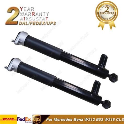 2x Rear Air Suspension Shock Struts For Mercedes CLS E Class W212 C212