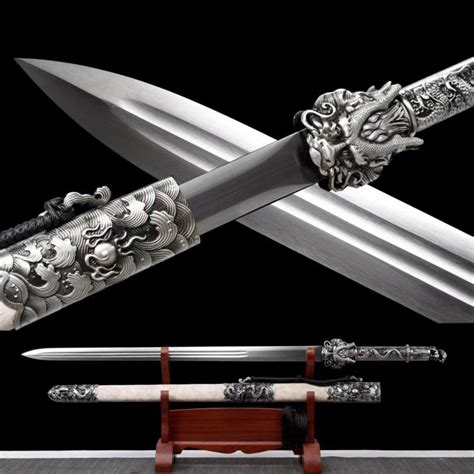 White Samurai Sword Silver Blade Handmade in Japan Katana - Etsy