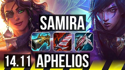 SAMIRA Thresh Vs APHELIOS Blitzcrank ADC Quadra 55k DMG