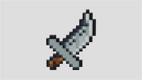 Pixel Art Dagger Download Free 3d Model By Solucionesinformaticasjtc