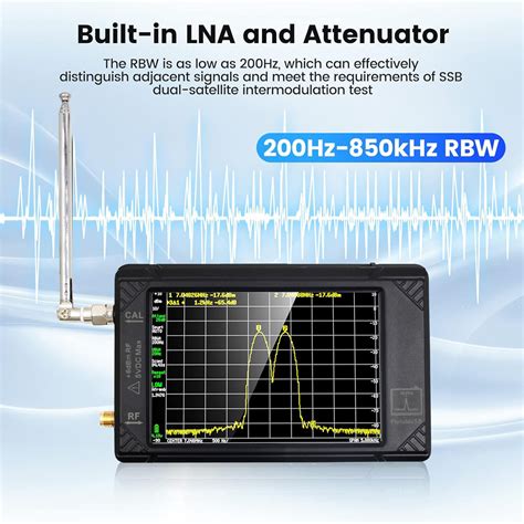 For Tinysa Ultra 4 Handheld Rf Spectrum Analyzer 100k 5 3ghz With 32gb