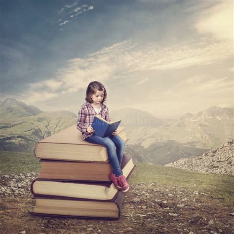 Girl reading a book stock image. Image of educational - 37148287