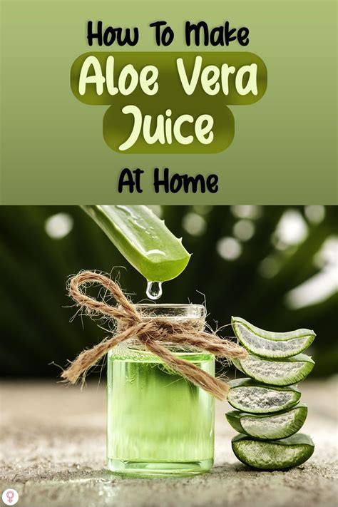 How To Make Aloe Vera Juice At Home Easy Diy Recipes Artofit