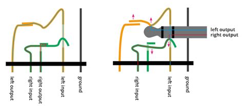 Headphone Jack Schematic Stereo Headphone Jack Schematic