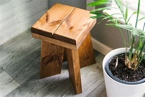 Wooden Stool - Etsy