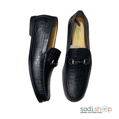 Mocassin Gucci Chaussure De Luxe Pour Homme Couleur Noir Moh00203 Sodishop