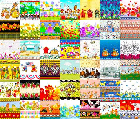 Solve Patchwork Border Prints Jigsaw Puzzle Online With Pieces