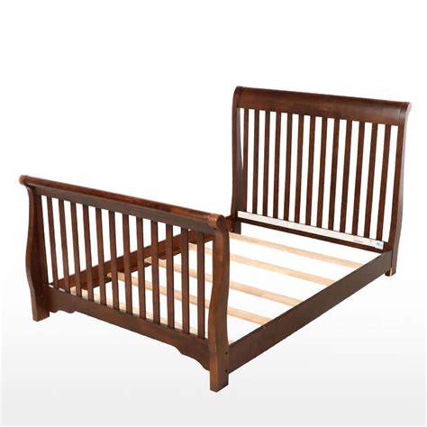 Babi Italia Hamilton Cherry Stained Wood Full Size Bed Ebth