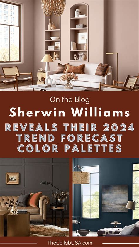 Sherwin Williams Reveals Their New Colors For 2024 2025 Forecast For Trending Color Palettes