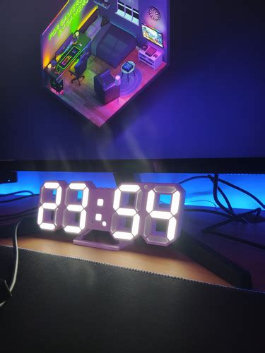 Reloj Despertador Digital Gadnic Alarm N Meros D Luz Led Gadnic