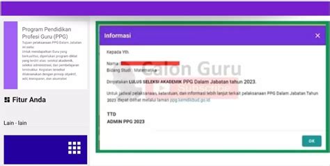 Informasi PPG Daljab Cara Mengetahui Hasil Seleksi Akademik PPG Dalam