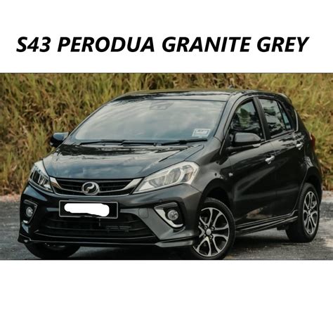 Myvi Granite Grey Color Code Ready Stock Perodua Myvi Ideal Touch Up