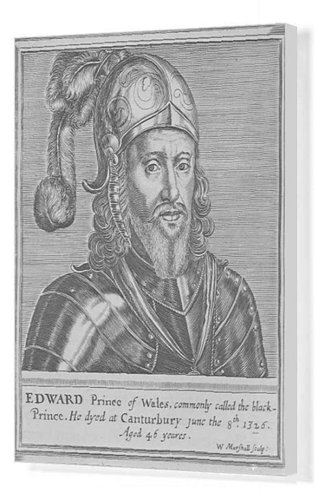 Print Of Edward The Black Prince Engraving In 2021 Edward The