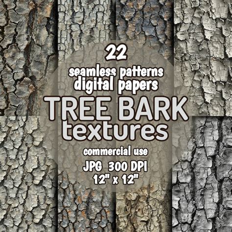 Tree Bark Pattern Etsy