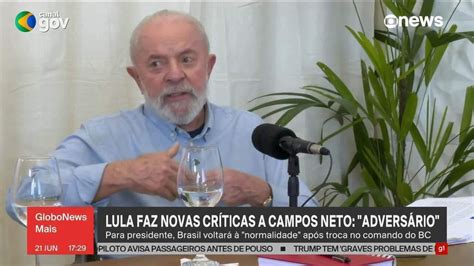 Campos Neto Não Comenta Críticas De Lula E Diz Que Nunca Conversou Com