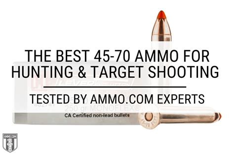 The Best 45-70 Ammo For Hunting & Target Shooting: Tested By Ammo.com ...