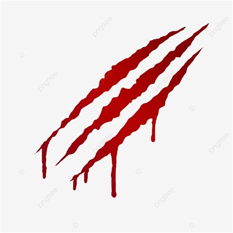 Claw Scratches Clipart PNG Images Blood Claw Scratch Wound Wound