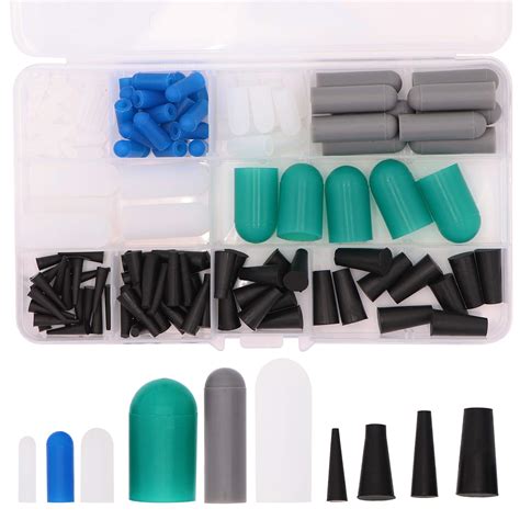 Buy 130pcs High Temp Silicone Rubber End Cap And Tapered Stopper Plug