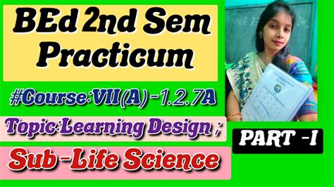 Bed Nd Sem Practicum Course Vii A A Topic Preparation Of