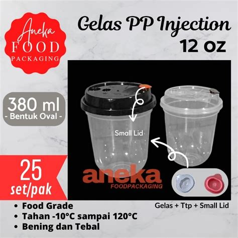 Jual Pc Pp Cup Injection Oz Ml Gelas Plastik Boba Cheese Tea