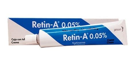 Retin A 0 05 Tretinoina Crema Acné Manchas Estrías Azul Envío gratis