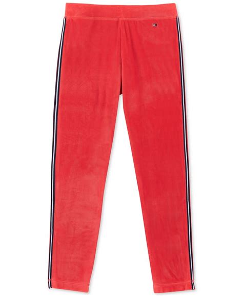 Tommy Hilfiger Big Girls Velour Jogger Pants Macys