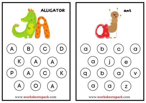 Alphabet Kindergarten Preschool Reading Writing Worksheet