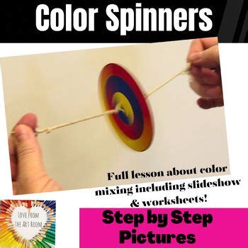 Color Spinners! Elements of Art Color Lesson - Excellent End of the Year Art!