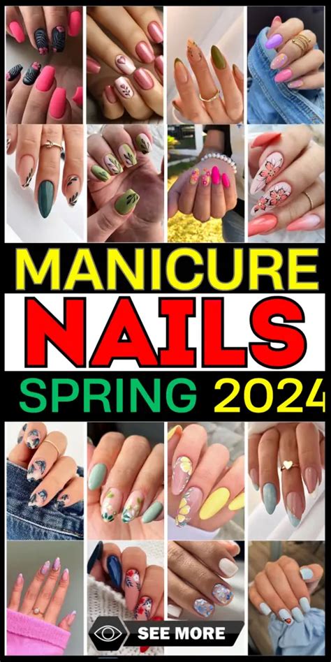 Spring Nail Trends Bold Florals Soft Pastels Whimsical Designs