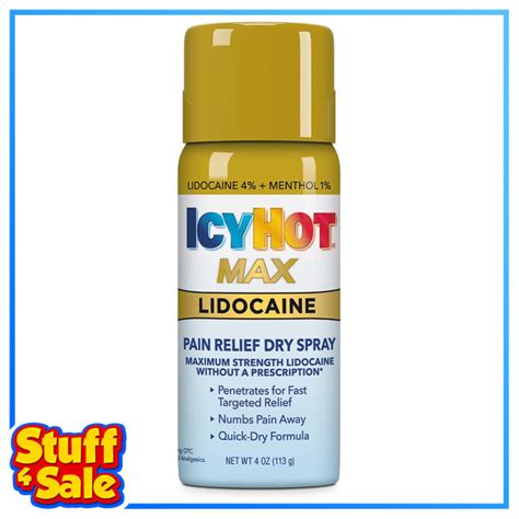 Icy Hot Max Pain Relief Dry Spray Oz G Lazada PH