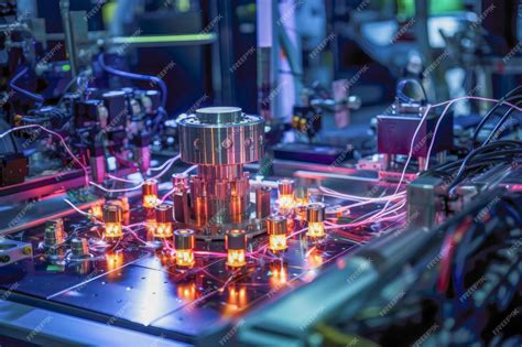 Premium Photo Quantum Computing Setup For Experiment With Trapped Ions