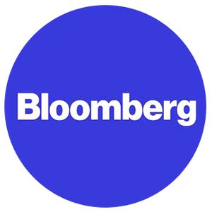 Bloomberg white logo on black background transparent PNG - StickPNG