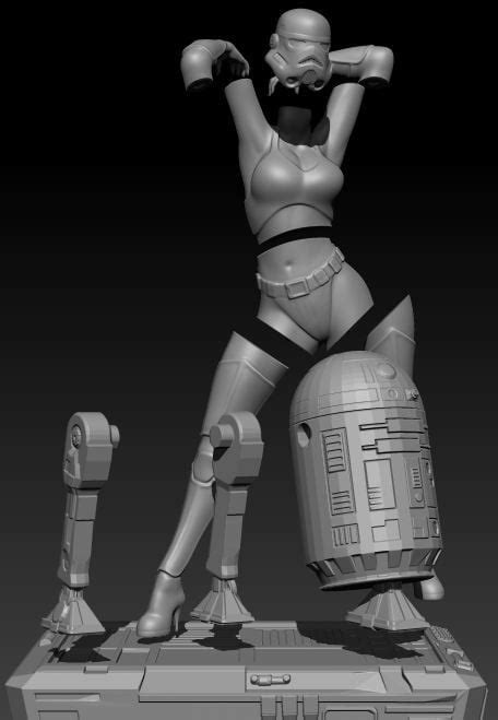 Artstation Sexy Stormtrooper 3d Print Resources