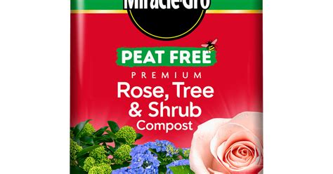 Miracle Gro® Peat Free Premium Rose Tree And Shrub Compost 20 Litres