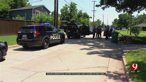 4 Juveniles In Custody After Police Chase Through Oklahoma City