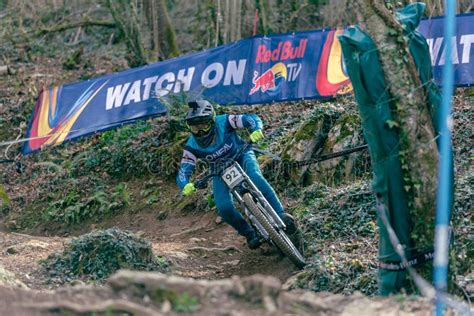 Roger Vieira Bra Competes During The Uci Mountain Bike Downhill World