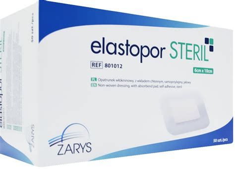 Elastopor Steril Opatrunek Ja Owy Z Wk Adem X Cm Szt