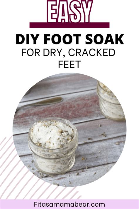 Diy Foot Soak For Dry Cracked And Sore Feet Only 4 Ingredients